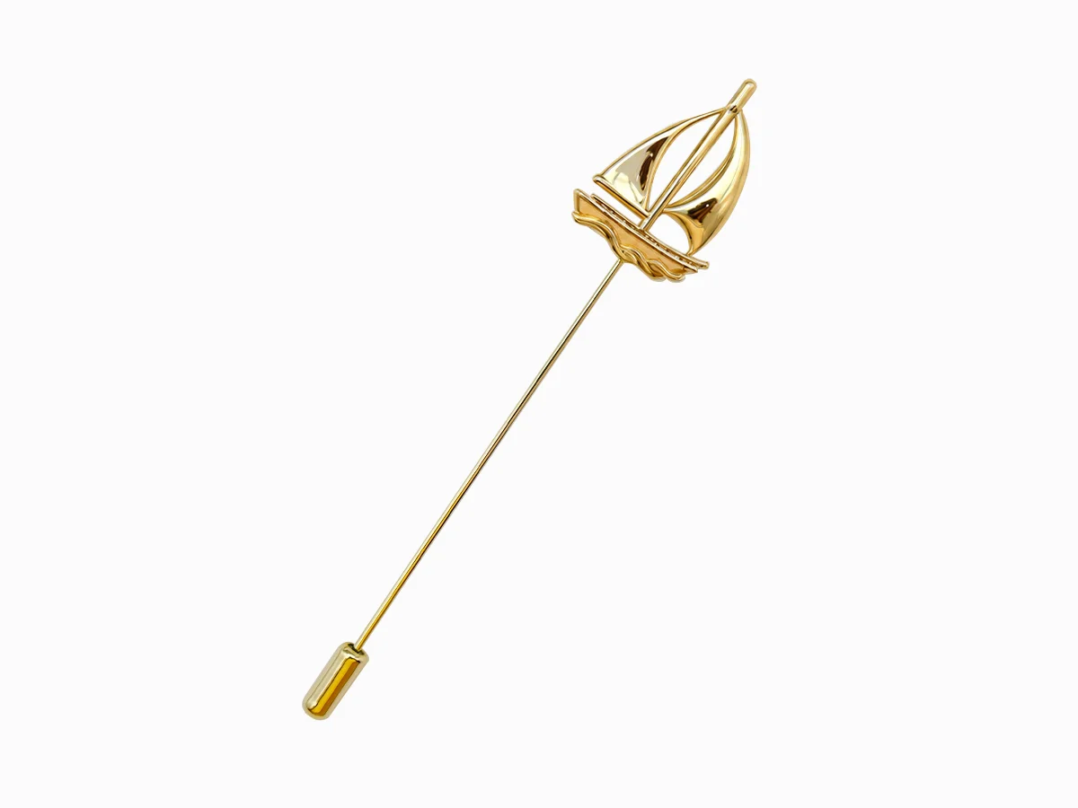 The Golden Evergreen Brooch-Gold