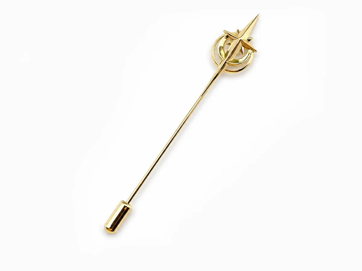 The Lunar Passage Brooch-Gold