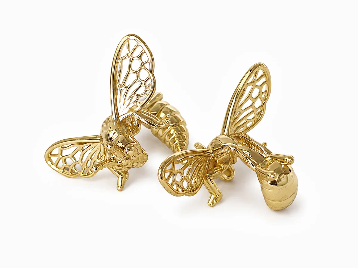 Golden Hive Cufflinks