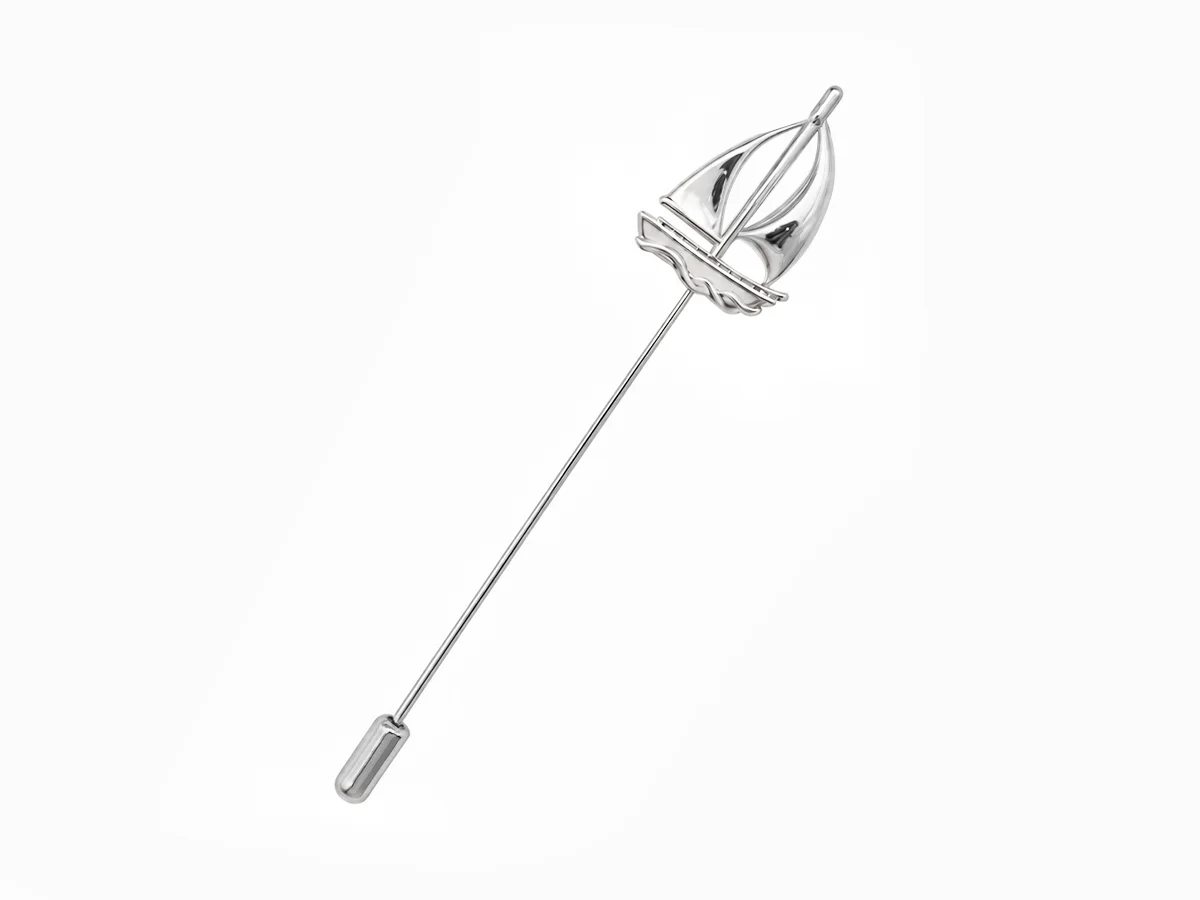 The Golden Evergreen Brooch-Platinum